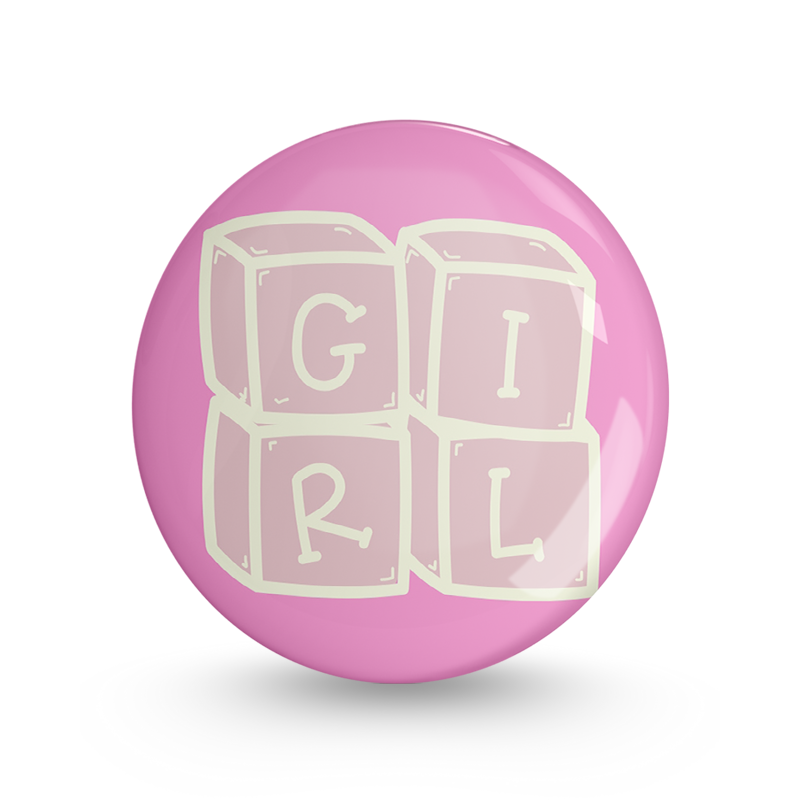 Girl squad Pin-back Button Badge