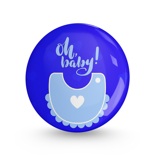 Oh Baby Pin-back Button Badge