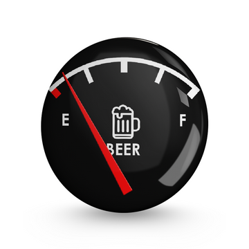 Low Beer Pin-back Button Badge