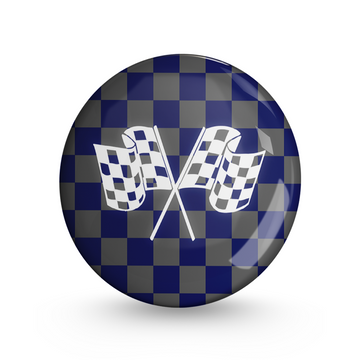 Winning Flag Pin-back Button Badge