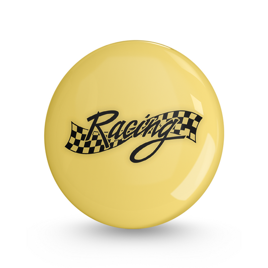 Racing Pin-back Button Badge