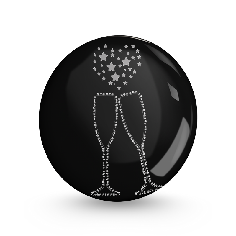 Cheers Universe Pin-back Button Badge