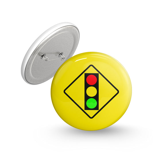 Obey Traffic Rules Pin-back Button Badge