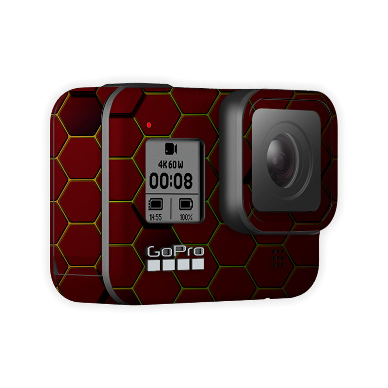 Brown Comb Pattern Go Pro Skin