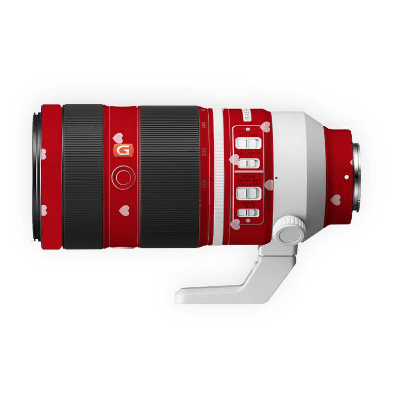 Big Red Hearts Lens Skin