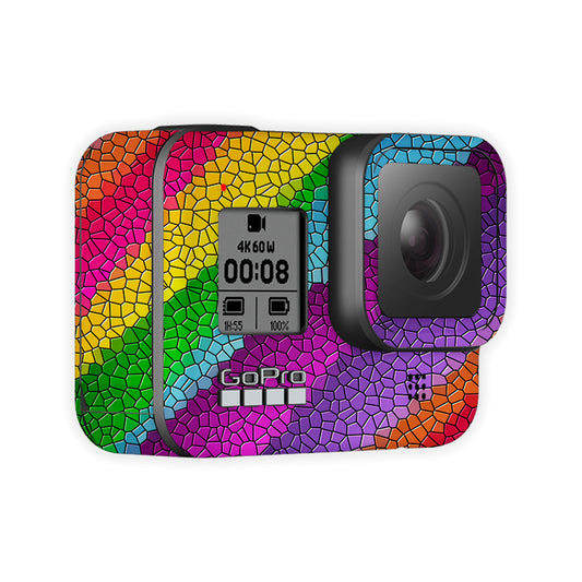 Noir Pebble Tile Go Pro Skin