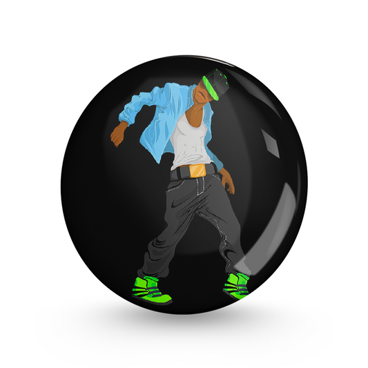 Hip Hop Pin-back Button Badge