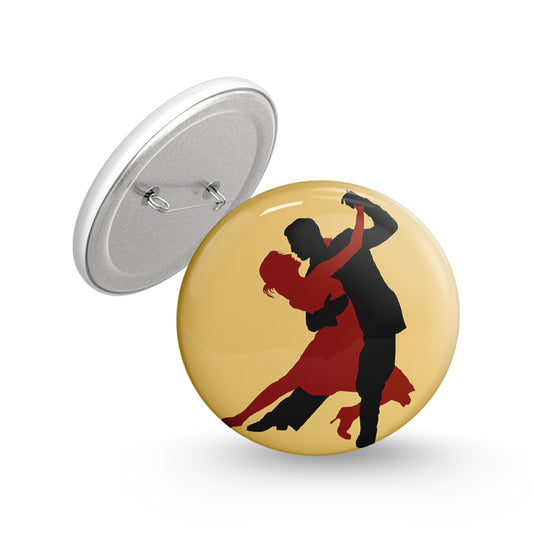 Couple Dance Pin-back Button Badge