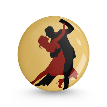 Couple Dance Pin-back Button Badge