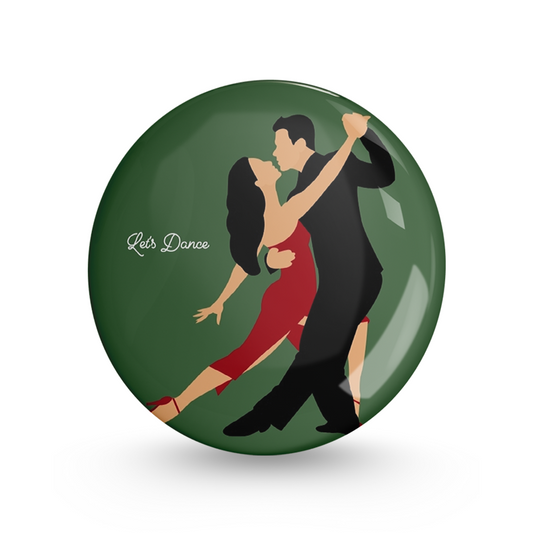 Let's Dance Pin-back Button Badge