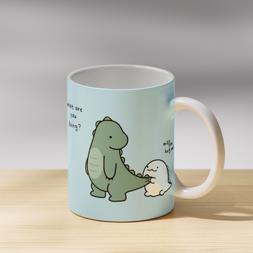 Dino Hug Coffee Mug