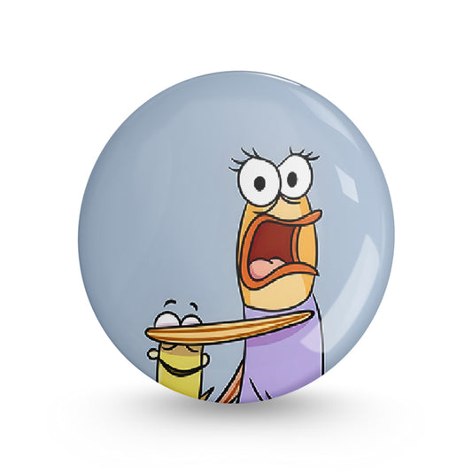 Awww Pin-back Button Badge