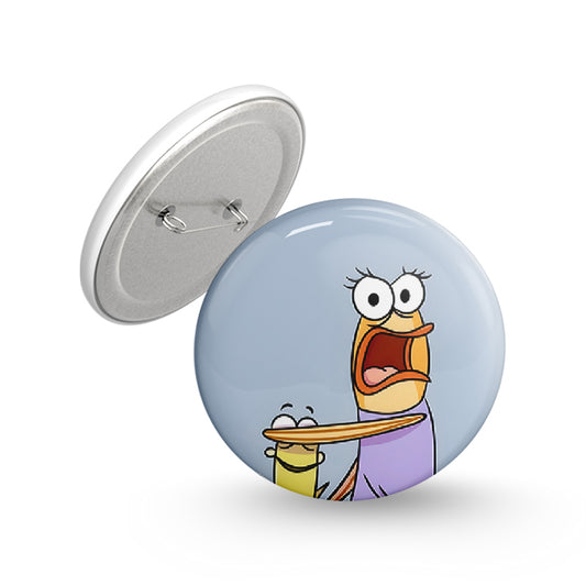 Awww Pin-back Button Badge