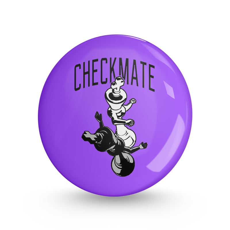 Checkmate Pin-back Button Badge