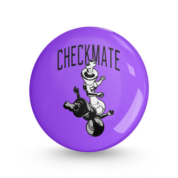 Checkmate Pin-back Button Badge