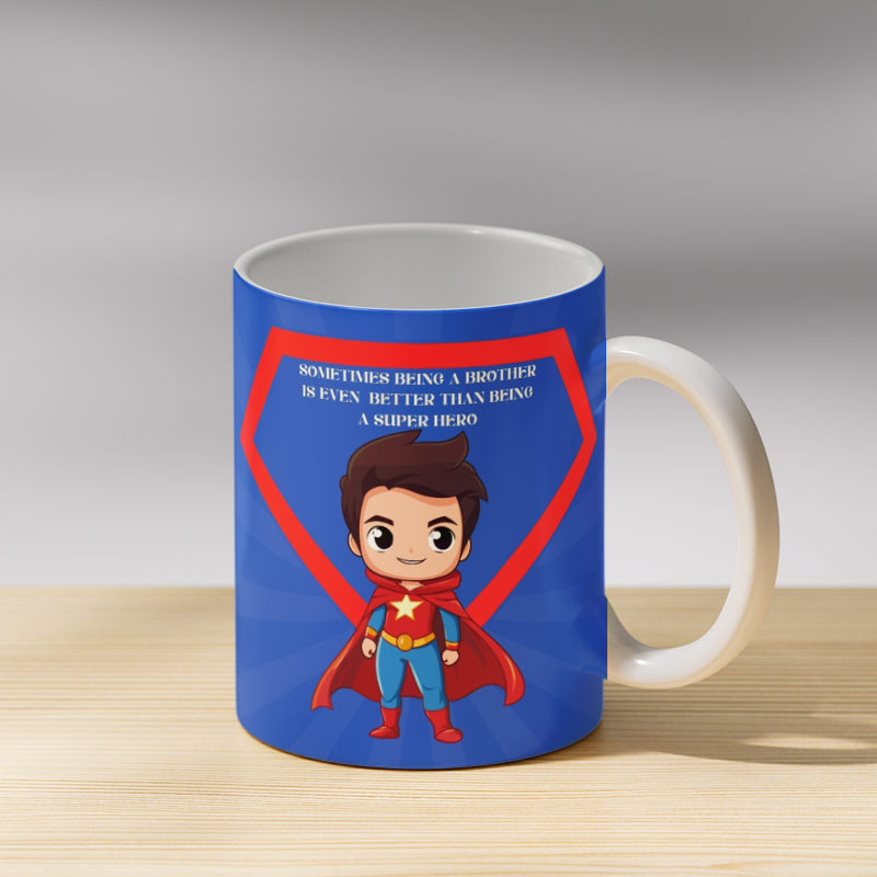 Bro is better than Superhero Coffee Mug