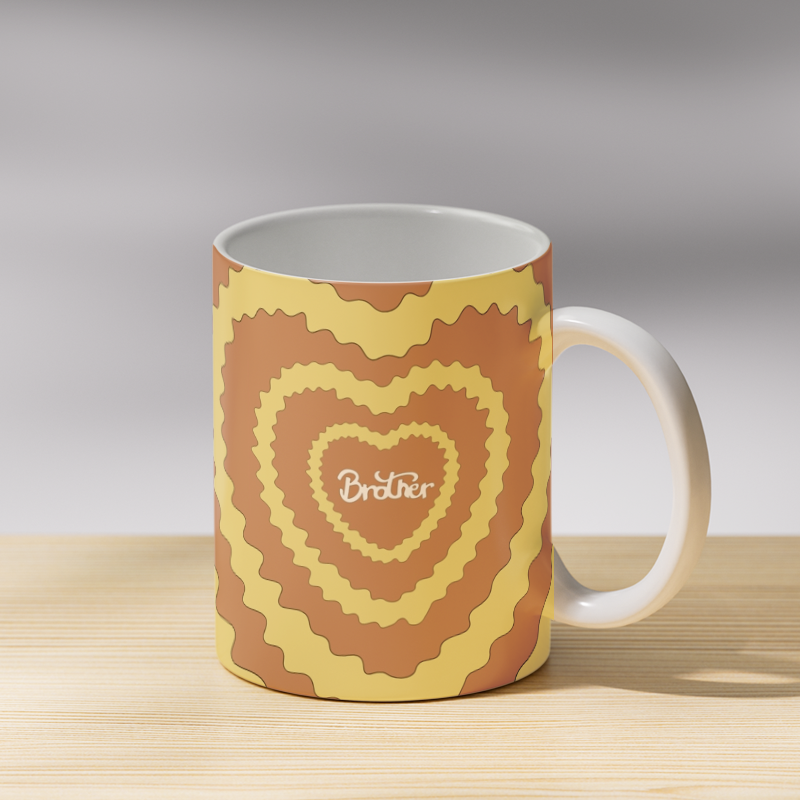 Brother Heart Coffee Mug