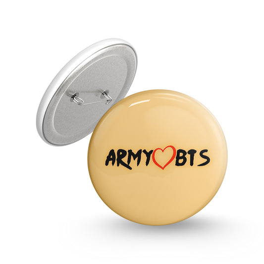 Army Love BTS Pin-back Button Badge