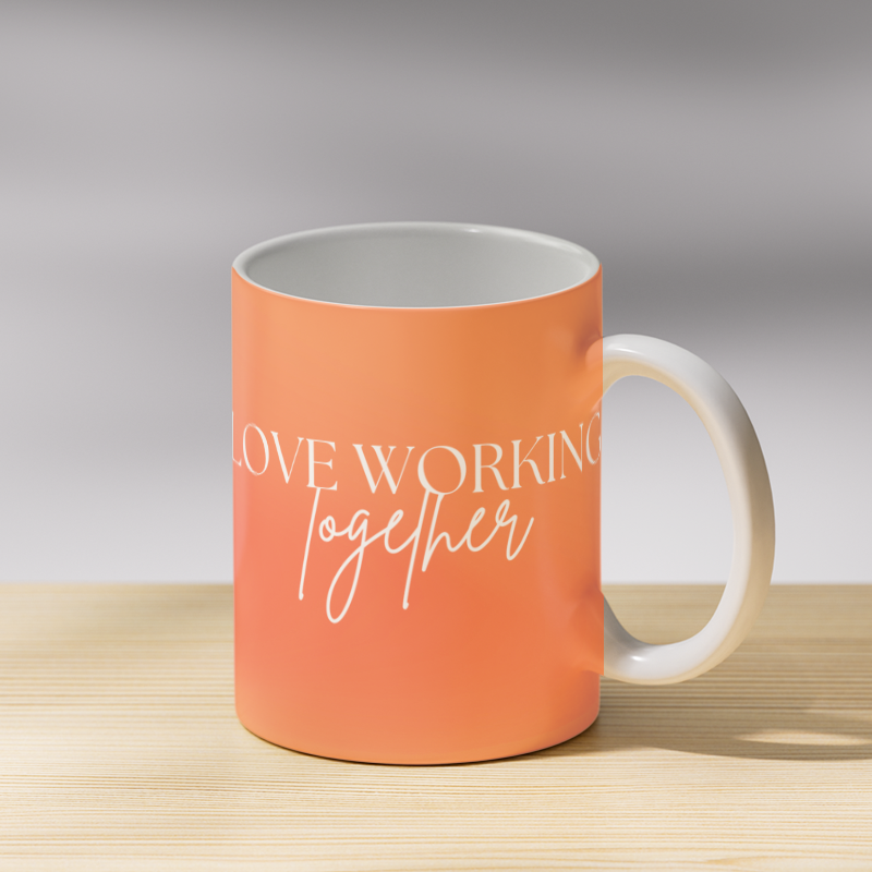 Love Working Together Coffee Mug