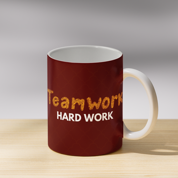 Team Work Hard Work Coffee Mug