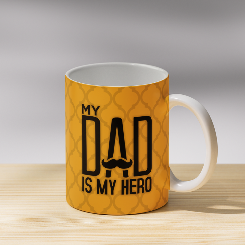 My Dad is My Hero Coffee Mug