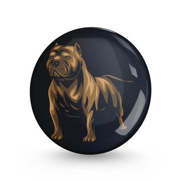 Pitbull Pin-back Button Badge