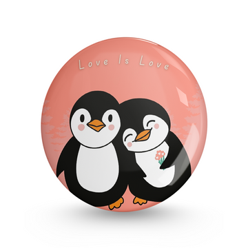 Love is Love Pin-back Button Badge