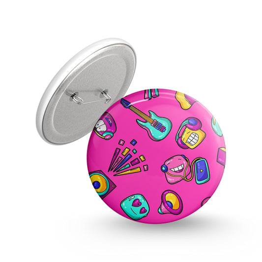 Aesthetic Art Pin-back Button Badge