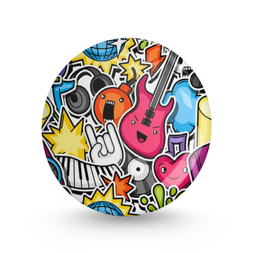 The Beat Band Pin-back Button Badge