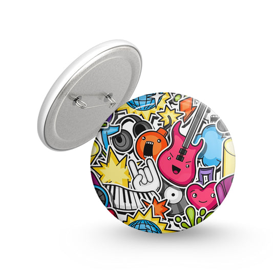 The Beat Band Pin-back Button Badge