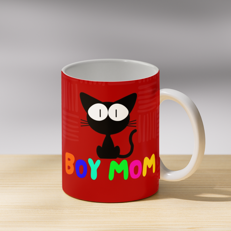 Boy Mom Coffee Mug