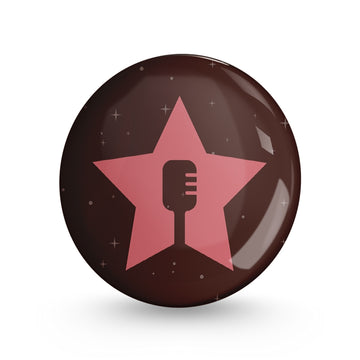 Super Singer Pin-back Button Badge