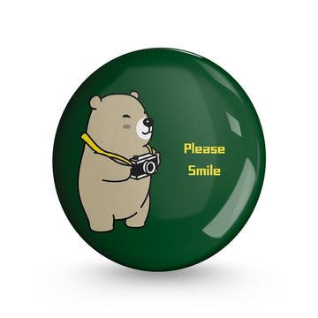 Please Smile Pin-back Button Badge