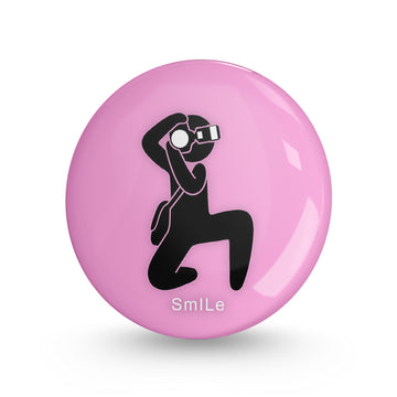 Smile Pin-back Button Badge