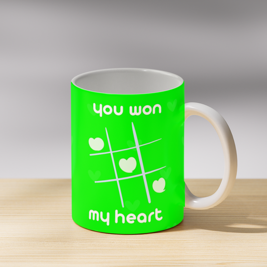 You Won My Heart Coffee Mug