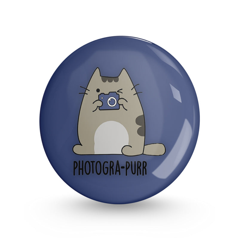 Photograpurr Pin-back Button Badge