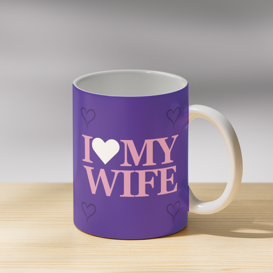 I Love My Wife Coffee Mug