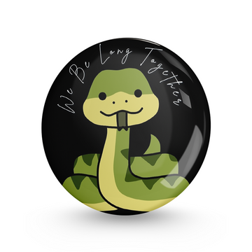 Snake Pin-back Button Badge