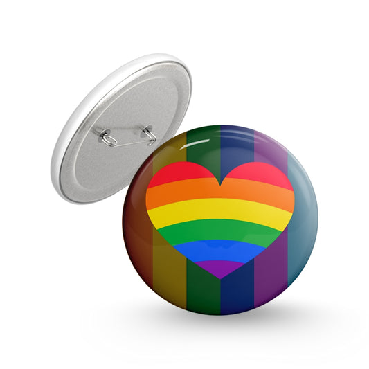 Pure Hearts Pin-back Button Badge