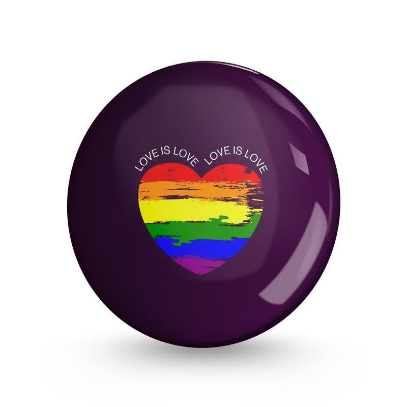 Love is Love Pin-back Button Badge