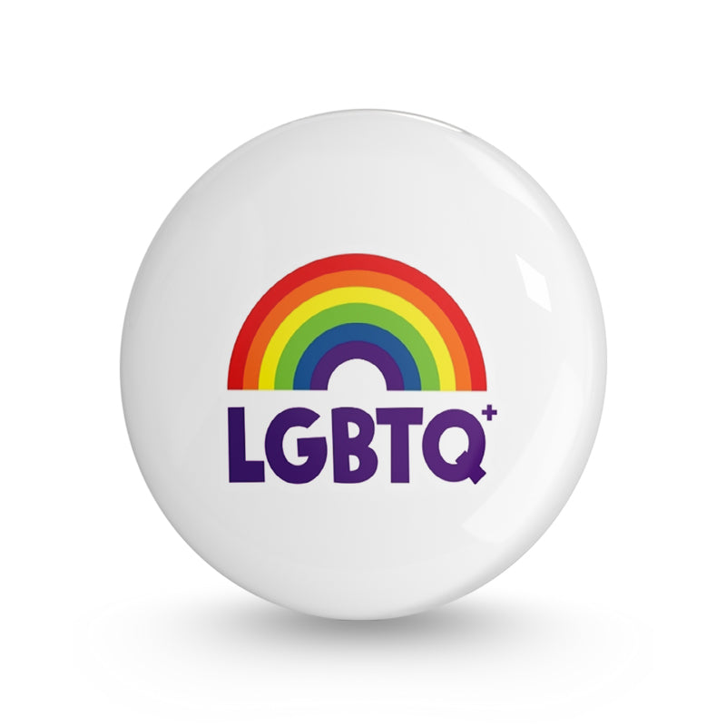 LGBTQ+ Pin-back Button Badge