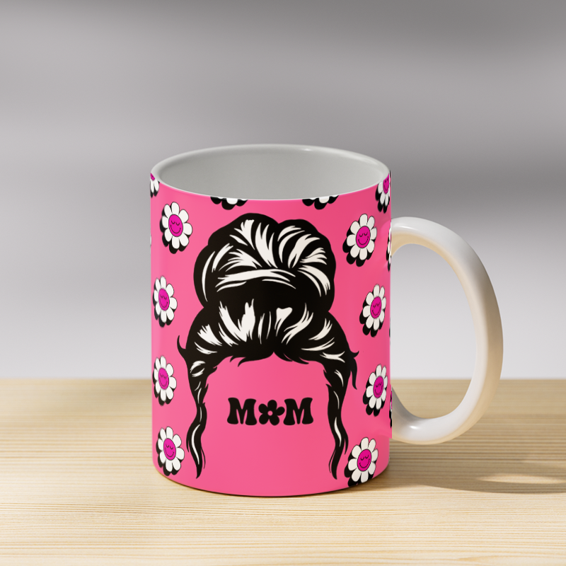 Floral Mom Coffee Mug