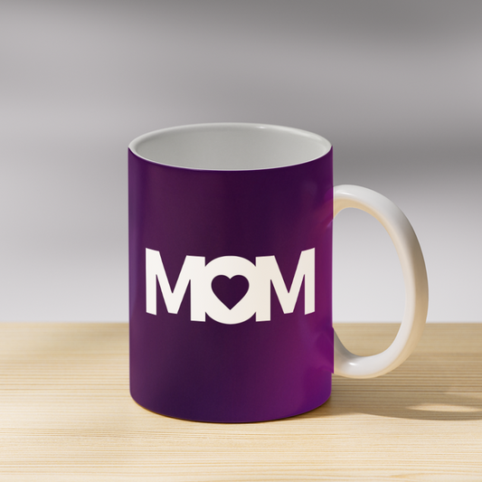 Purple Gradient Mom Coffee Mug