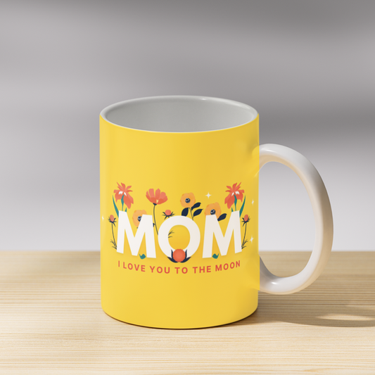 Mom i love you to the Moon Coffee Mug