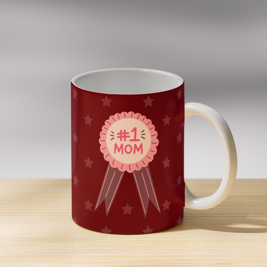 Number One Mom Coffee Mug