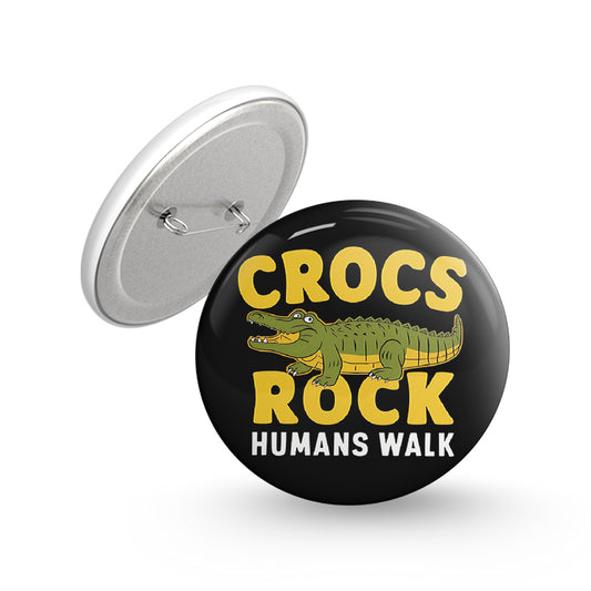 Crocs Pin-back Button Badge