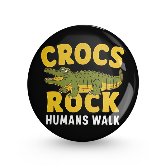 Crocs Pin-back Button Badge