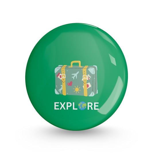 Explore Pin-back Button Badge