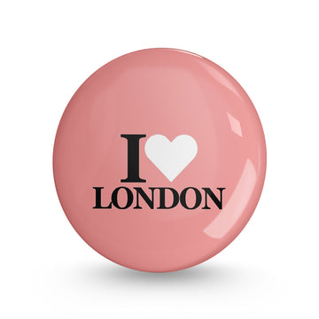 I Love London Pin-back Button Badge