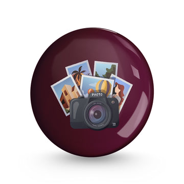 Photoholic Pin-back Button Badge